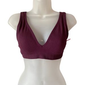 NWT Pink Victoria’s Secret Maroon Bralette